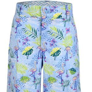 Turtles & Tees Boy's Will Golf & Tennis Shorts - Flamingo